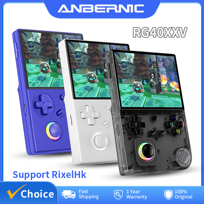Retro Gaming Com - ANBERNIC RG40XXV Retro Handheld-Spielekonsole 4'' IPS-Bildschirm