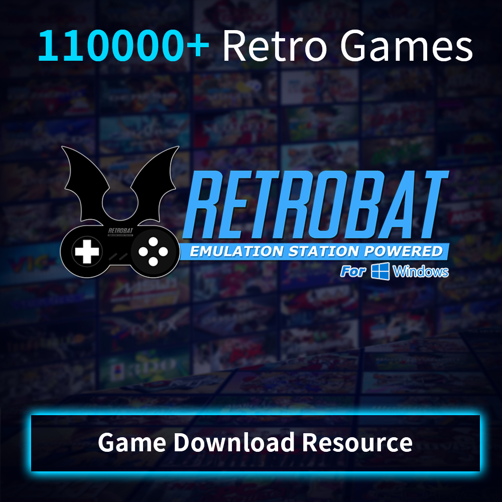 Retro Gaming Style - Spiele-Download-Resourcen mit über 110.000 Retro-Spielen, Retrobat-System