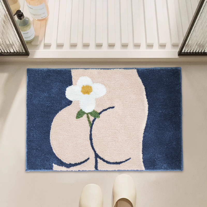 Retro Gaming Rug - VIKAMA Badezimmerteppich – weiche Toilettentürmatte aus