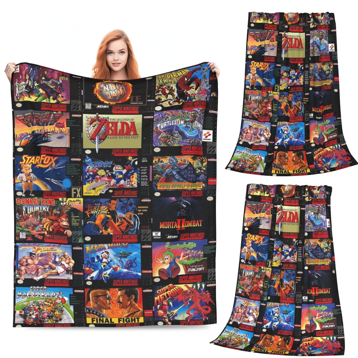 Retro Gaming Portable - Retro Gaming Boxen Decken Fleece Sofa