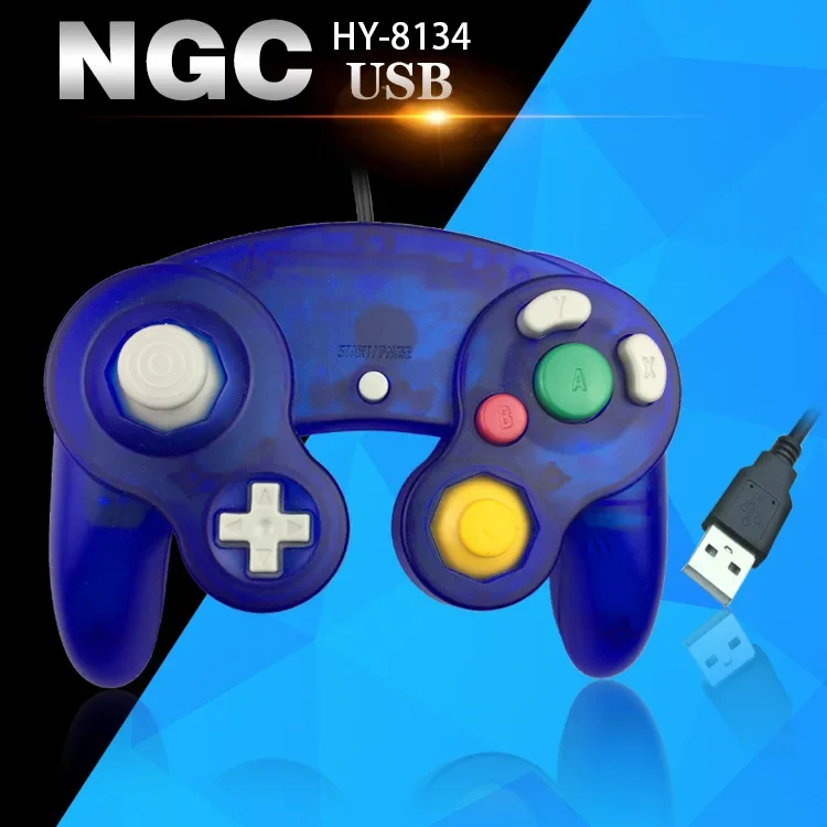 Retro Gaming Tablet - Retro-Spiel für Gamecube-Controller, USB-Kabelgebundener Handheld-Joystick für