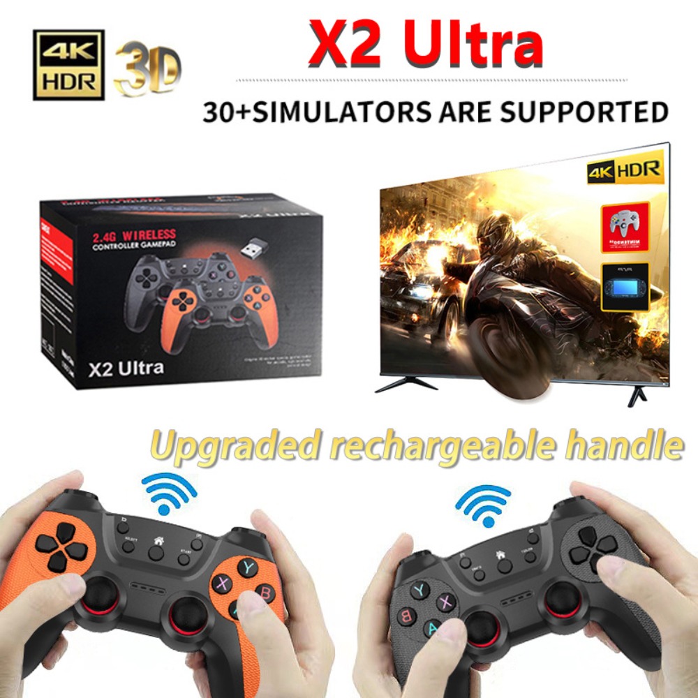 Retro Gaming Stick - X2 Ultra Retro Game Stick 4K,