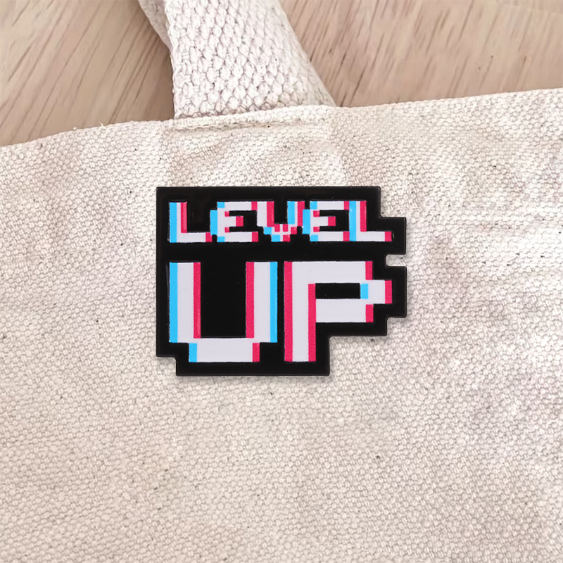 Retro Gaming Achievements - Level Up Pixel Art Glitch-Effekt Retro-Gaming