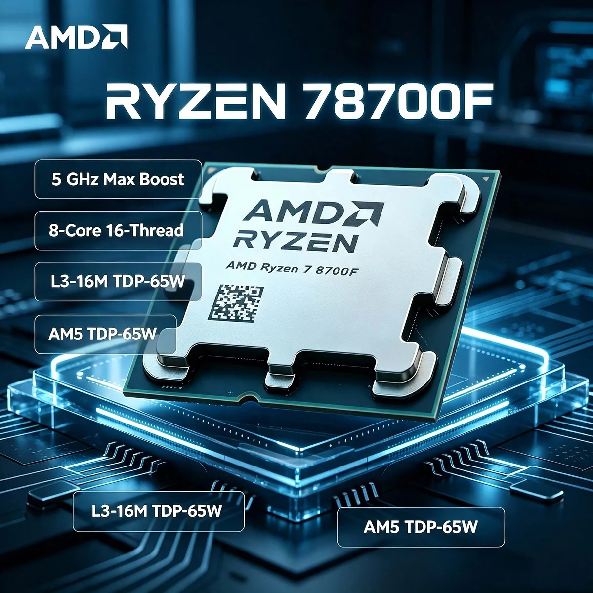 Amd Cpu Ryzen 7 - AMD Ryzen 7 8700F 5GHz CPU