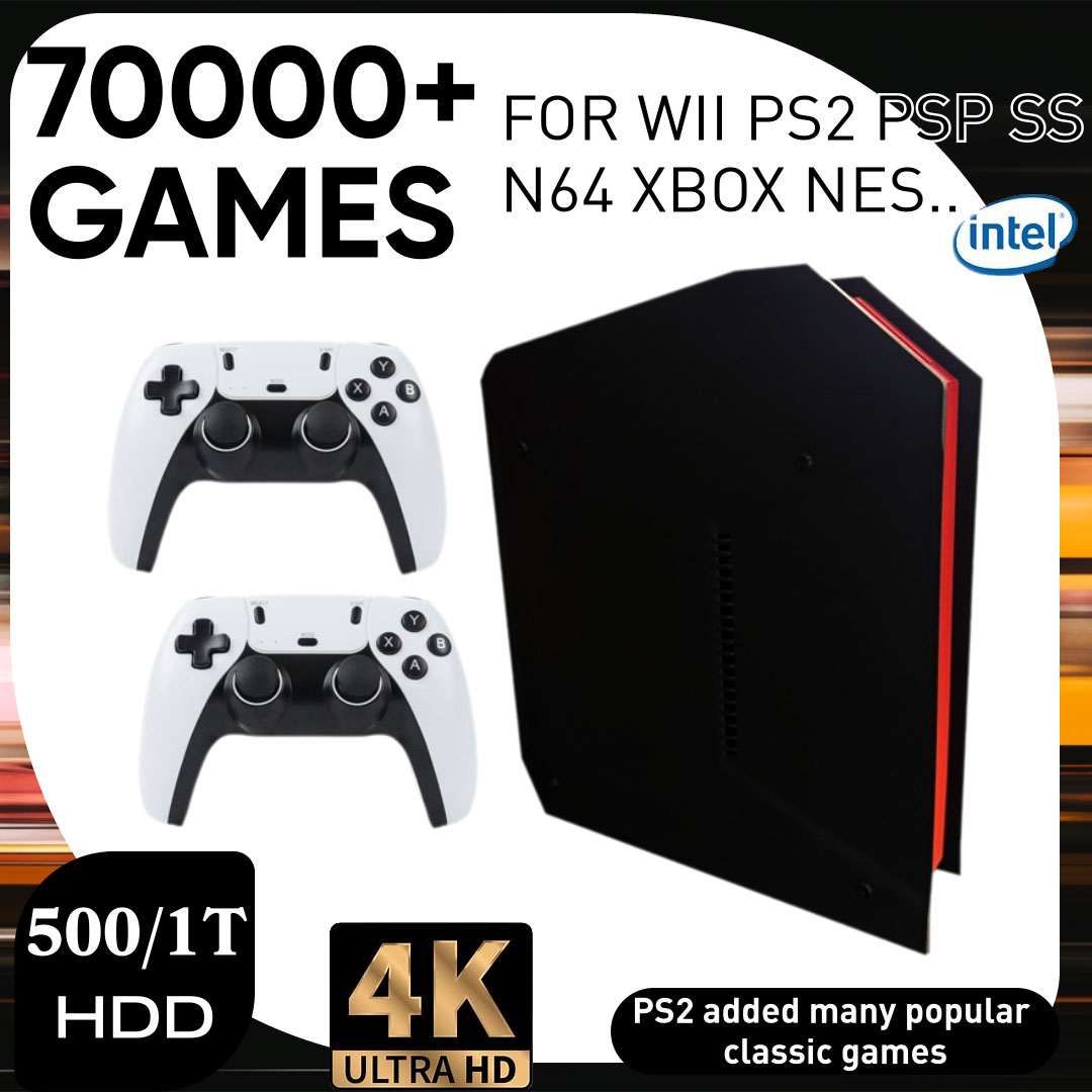Retro Gaming Device - X4 Retro-Videospielkonsole mit 1TB Dual-System und