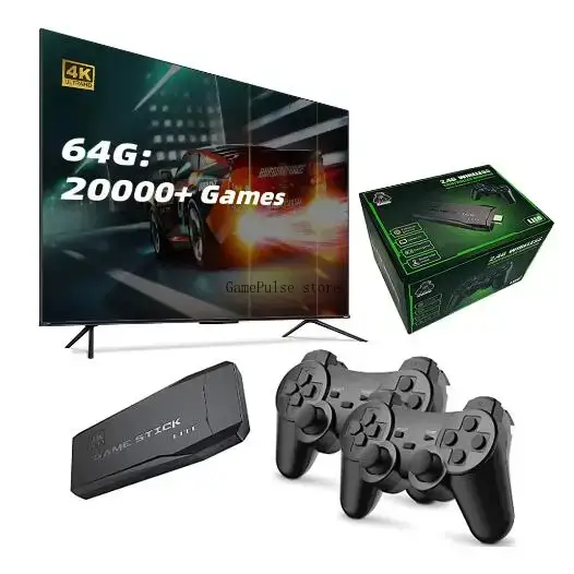 Retro Gaming Stick - M8 TV-Stick Spielekonsole 128G Retro Handheld