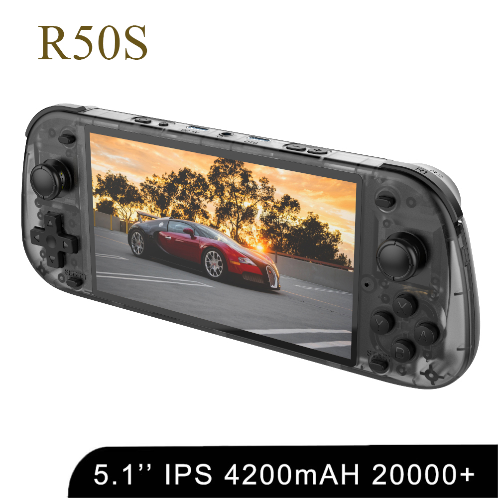 Retro Gaming Portable - 5,1 zoll Neue R50S Retro Handheld