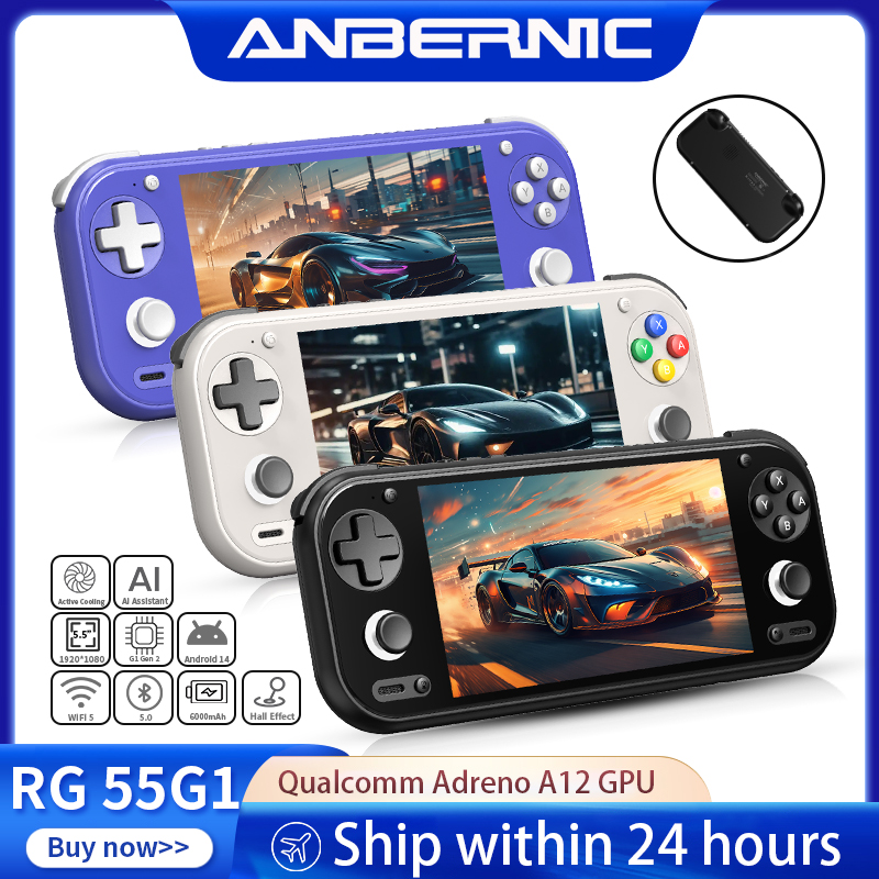Retro Gaming On - Anbernic RG 55G1 Retro-Handheld-Spielkonsole 5,5