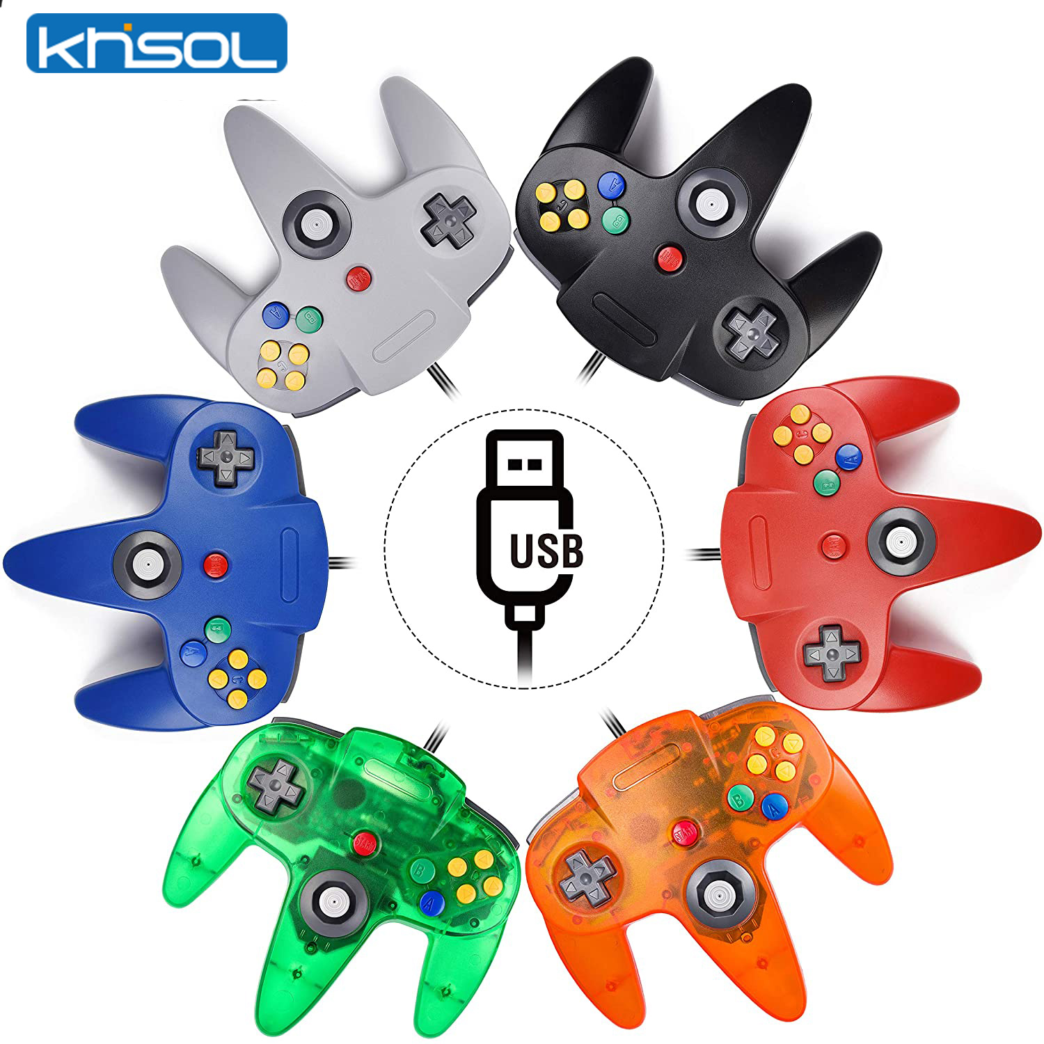 Retro Gaming Tablet - N64 Controller Klassische USB Wired Remote