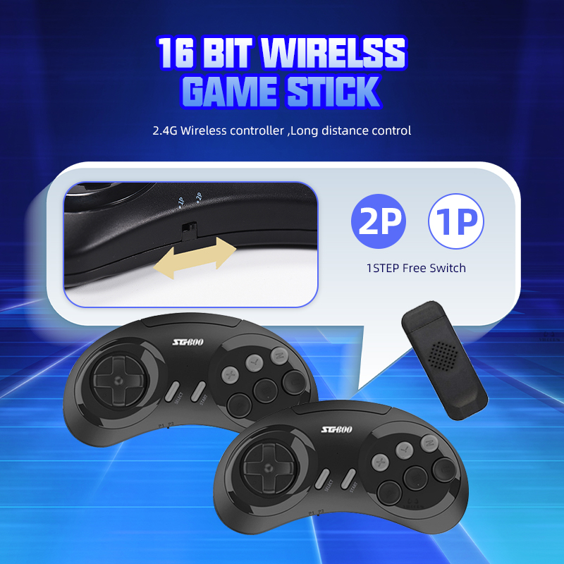 Retro Gaming Stick - Retro-Spielkonsole für Sega Genesis Mega Drive