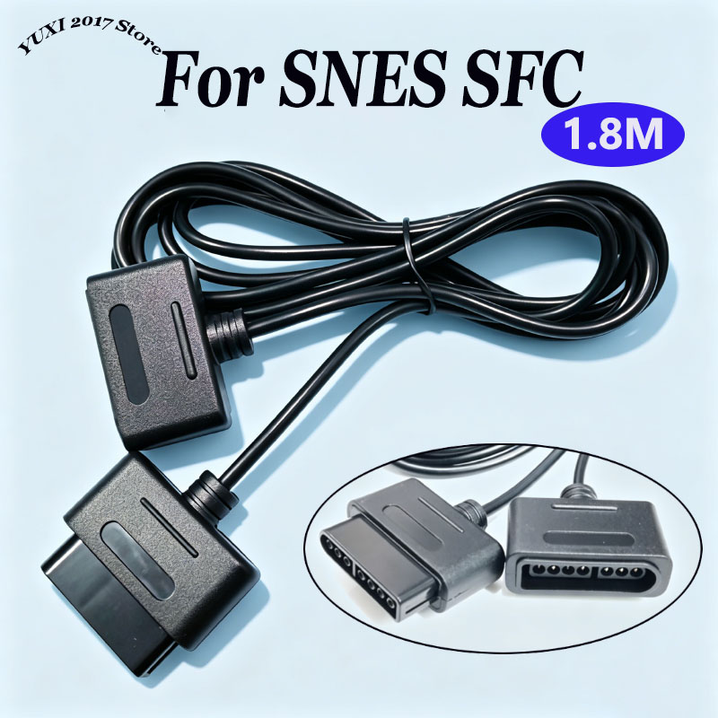 Controller Extension Cord - 1,8 m langes Controller-Verlängerungskabel für SNES