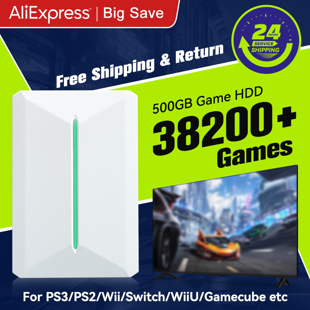 Retro Gaming Com - Retrobat & Playnite Retro-Spielekonsole 500 GB