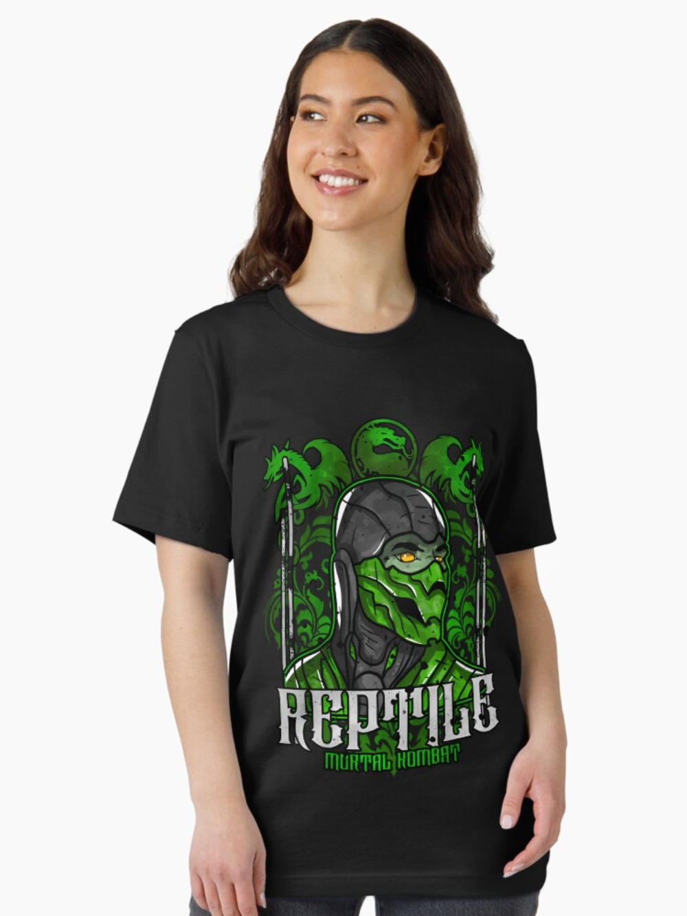 Mortal Kombat Reptile Portrait – Retro Gaming Style Bewertung und Preis