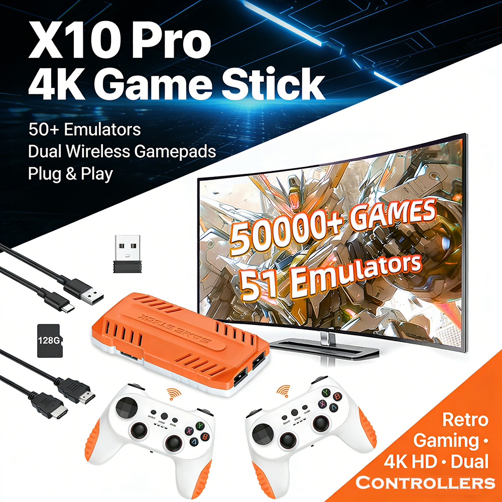 GamePulseX10 Pro 4K Game Stick – Retro Gaming Stick Bewertung und Preis
