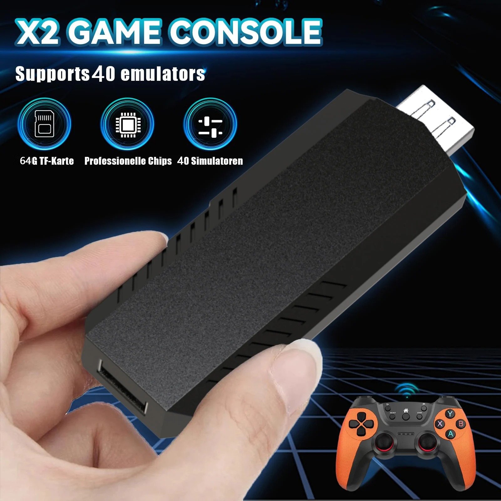 X2Pro TV-Spielestick 4K HD Vid – Retro Gaming Stick Bewertung und Preis