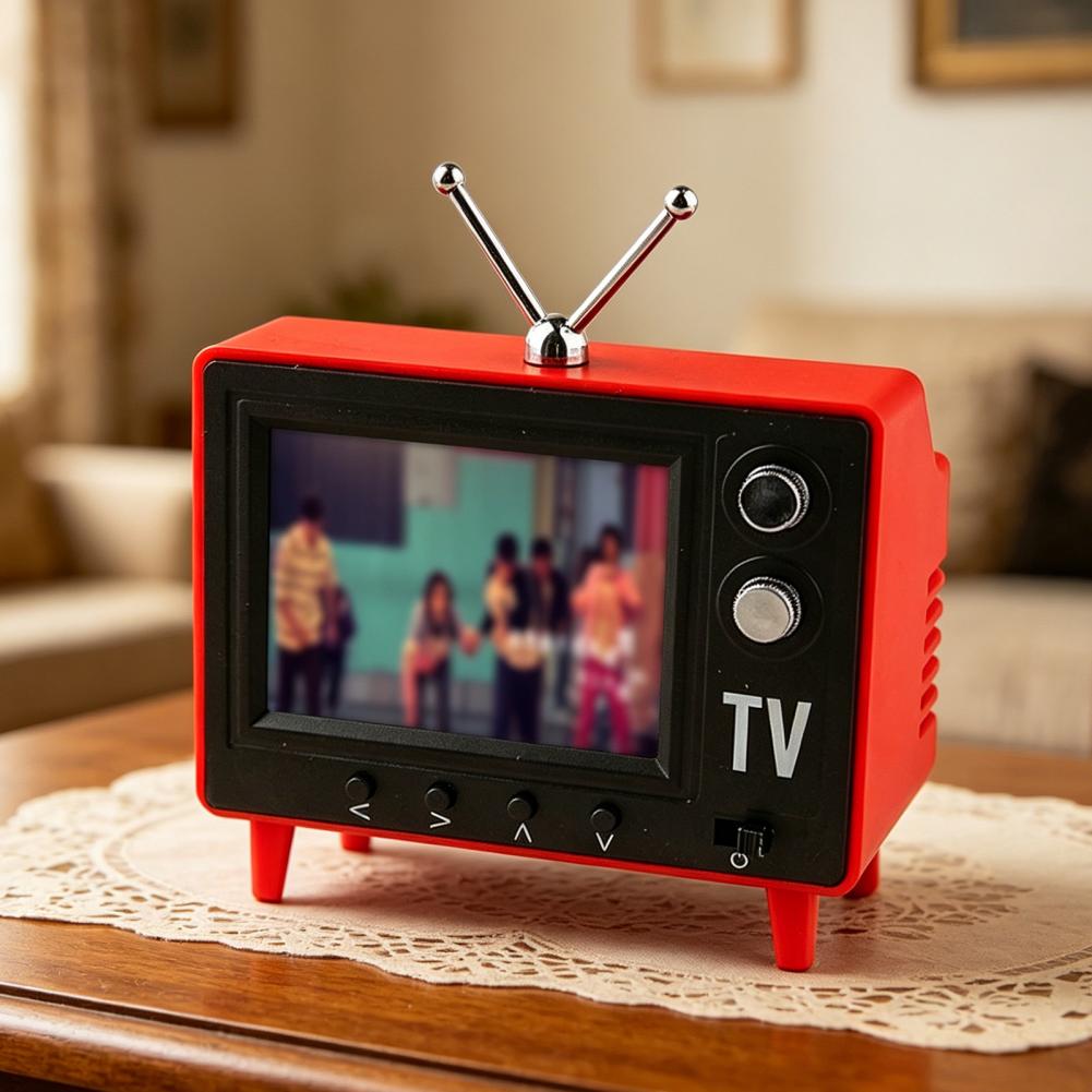 Mini Cartoon-Fernseher, Typ-C  – Retro Gaming Tv Bewertung und Preis