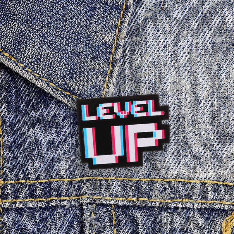 Level Up Pixel Art Glitch-Effe – Retro Gaming Achievements Bewertung und Preis
