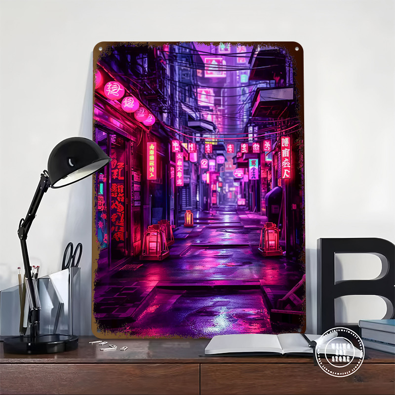 Tokyo Nights Cyberpunk Poster  – Retro Gaming Tokyo Bewertung und Preis