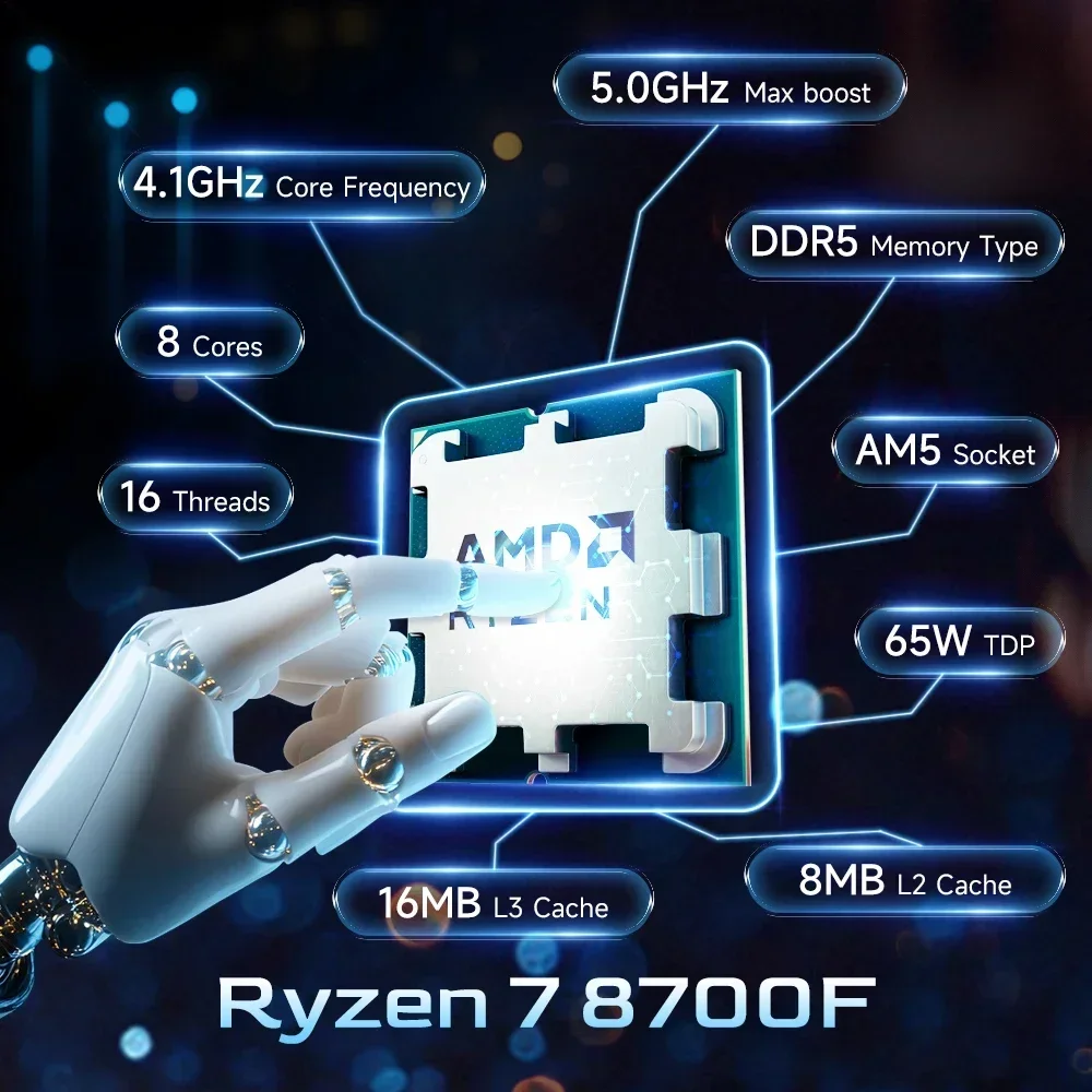 AMD Ryzen 7 8700F 5GHz CPU Pro – Amd Cpu Ryzen 7 Bewertung und Preis