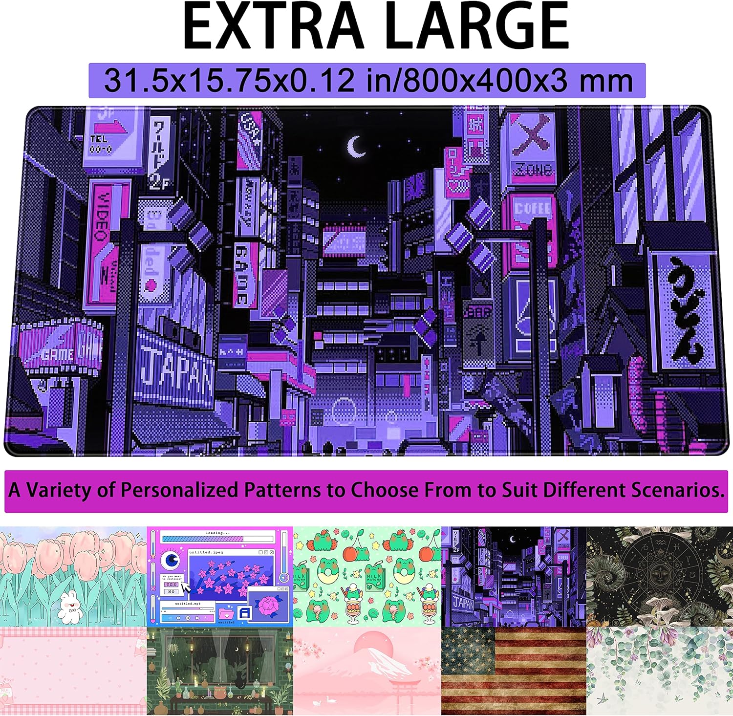 Tokyo Street Purple Neon Pixel – Retro Gaming Tokyo Bewertung und Preis