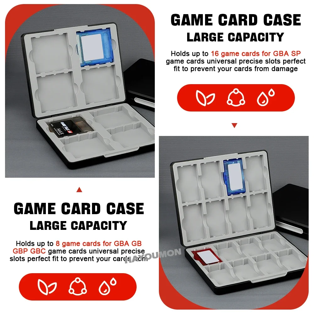 Tragbare 16-in-1-Spielkarten-A – Game Boy Cartridge Holder Bewertung und Preis