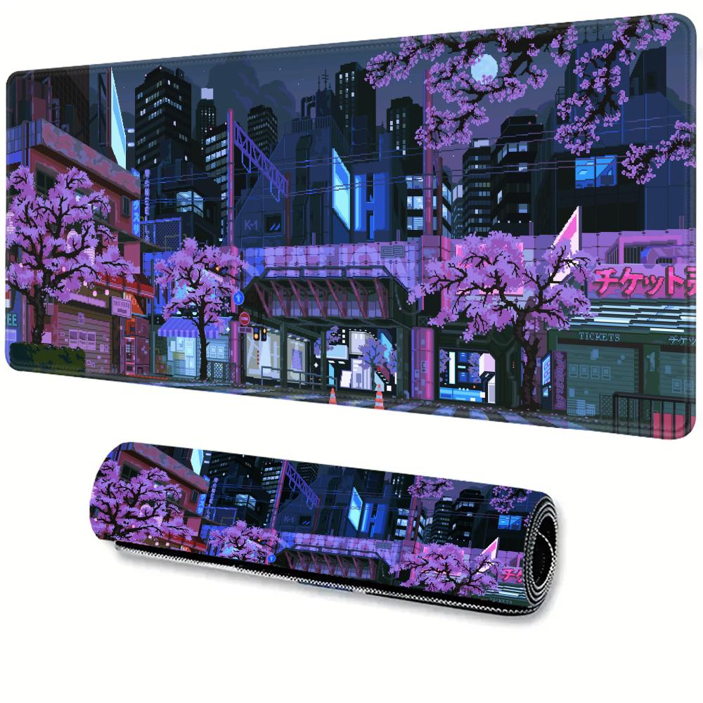 Retro Vaporwave Mousepad Neon  – Retro Gaming Tokyo Bewertung und Preis