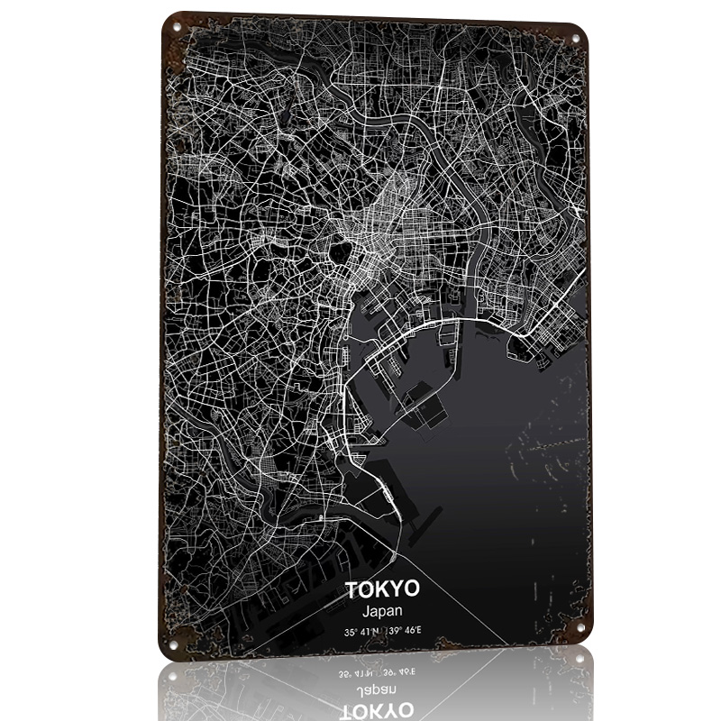 Tokyo Stadtplan 3D-Gedrucktes  – Retro Gaming Tokyo Bewertung und Preis