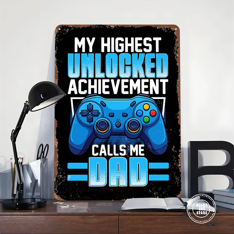 Gaming Dad Achievement Blechpo – Retro Gaming Achievements Bewertung und Preis
