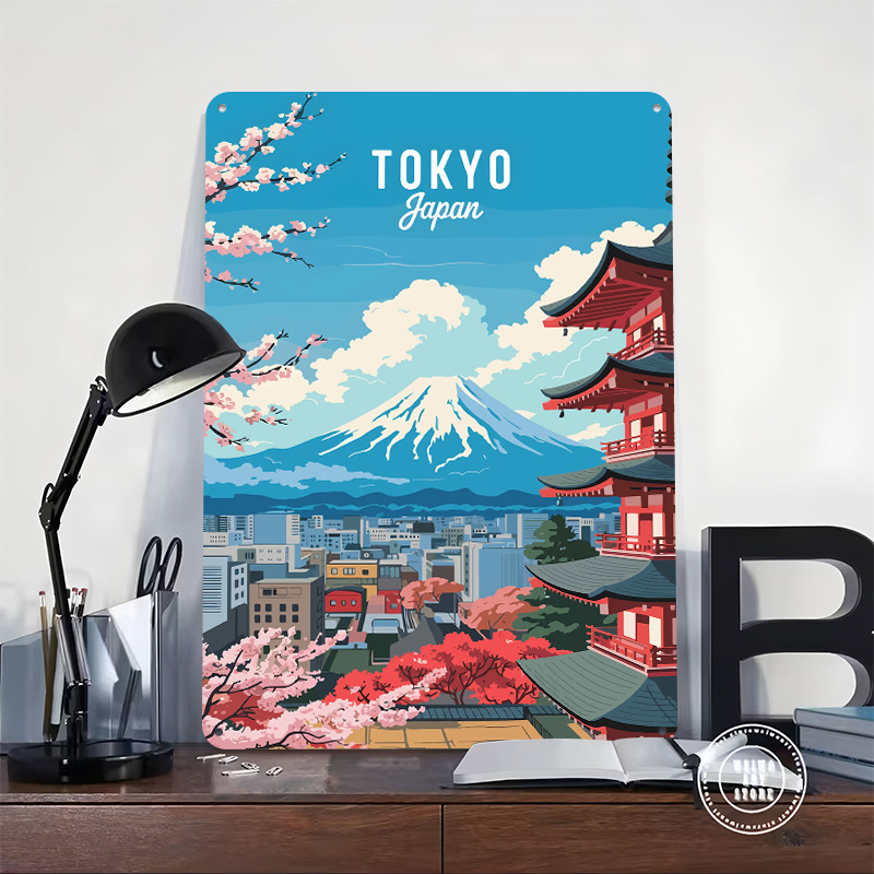 Tokyo Japan Reise-Metallschild – Retro Gaming Tokyo Bewertung und Preis