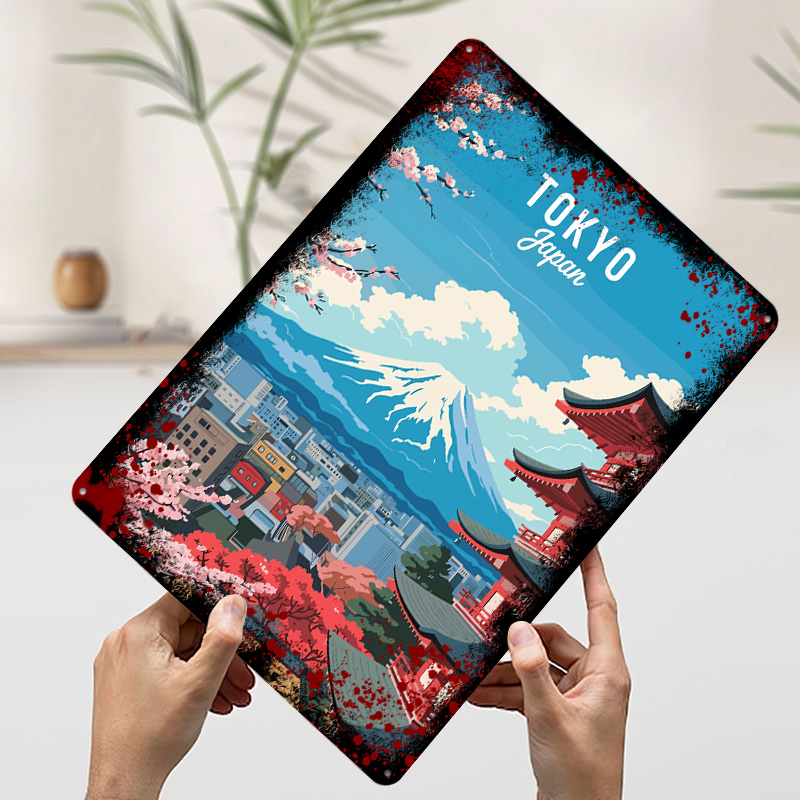 Tokyo Japan Reise-Metallschild – Retro Gaming Tokyo Bewertung und Preis