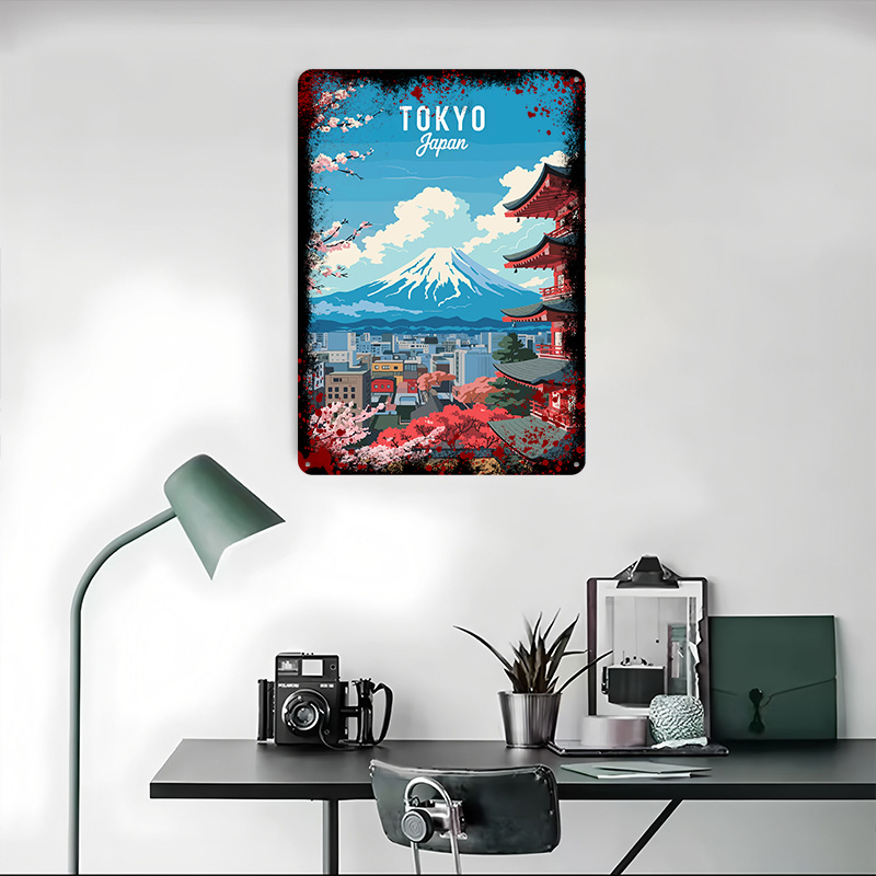 Tokyo Japan Reise-Metallschild – Retro Gaming Tokyo Bewertung und Preis