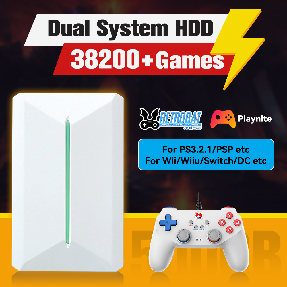 Retrobat&Playnite System HDD R – Retro Gaming Emulator Console Bewertung und Preis