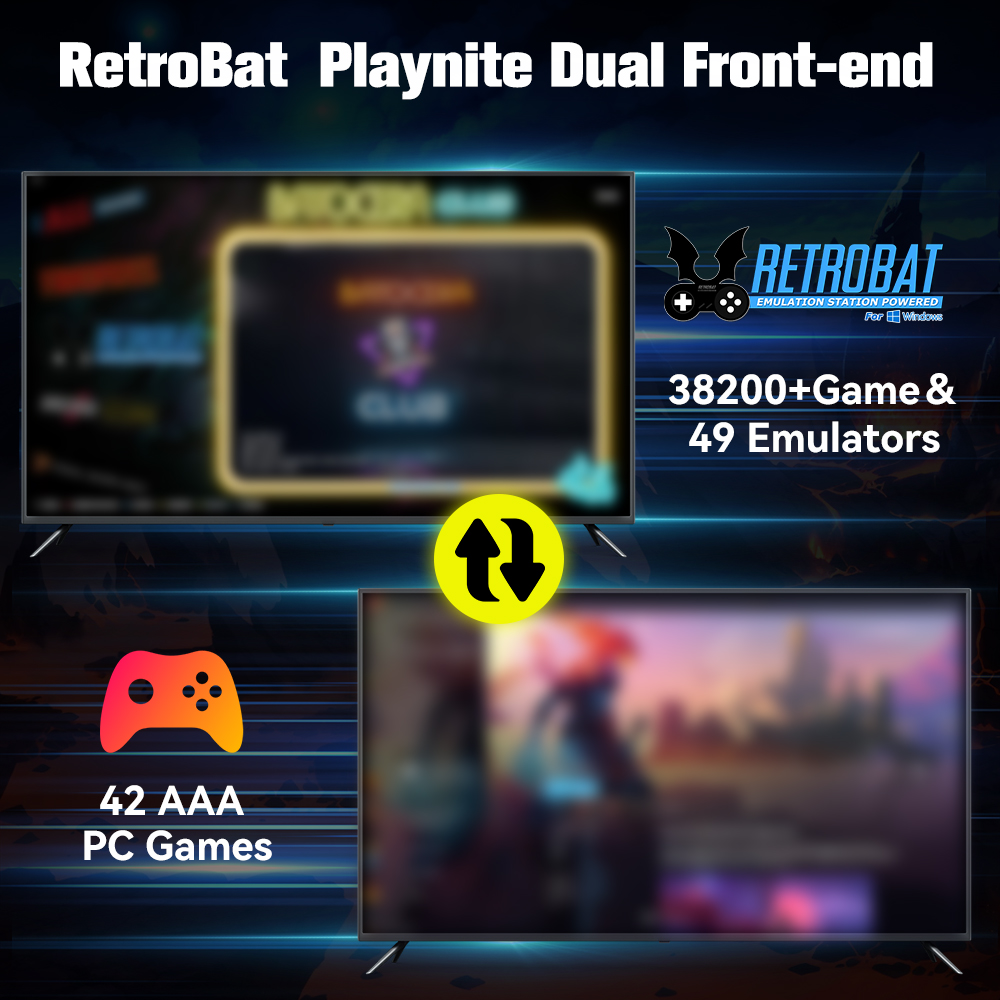 Retrobat&Playnite System HDD R – Retro Gaming Emulator Console Bewertung und Preis