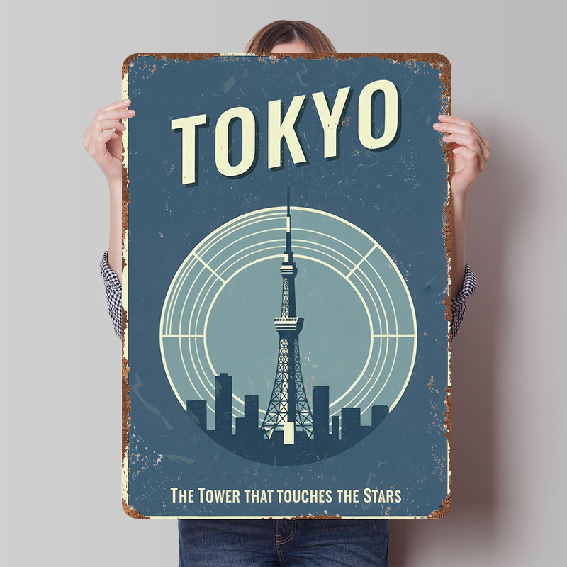 Tokyo Tower Vintage Reise-Post – Retro Gaming Tokyo Bewertung und Preis