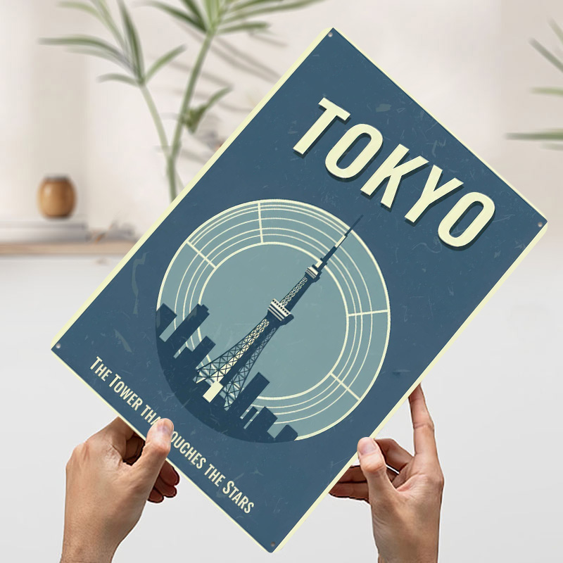 Tokyo Tower Vintage Reise-Post – Retro Gaming Tokyo Bewertung und Preis