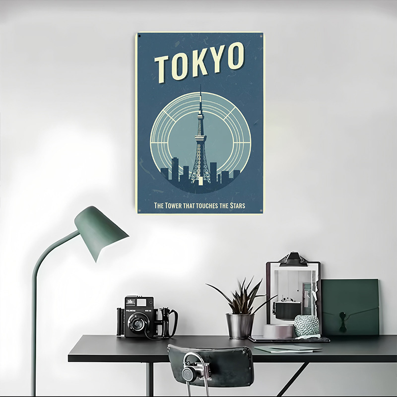 Tokyo Tower Vintage Reise-Post – Retro Gaming Tokyo Bewertung und Preis