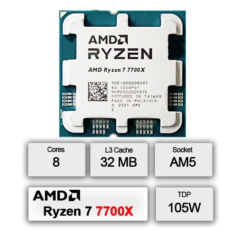 AMD Ryzen 7 7700X Content Crea – Amd Cpu Ryzen 7 Bewertung und Preis