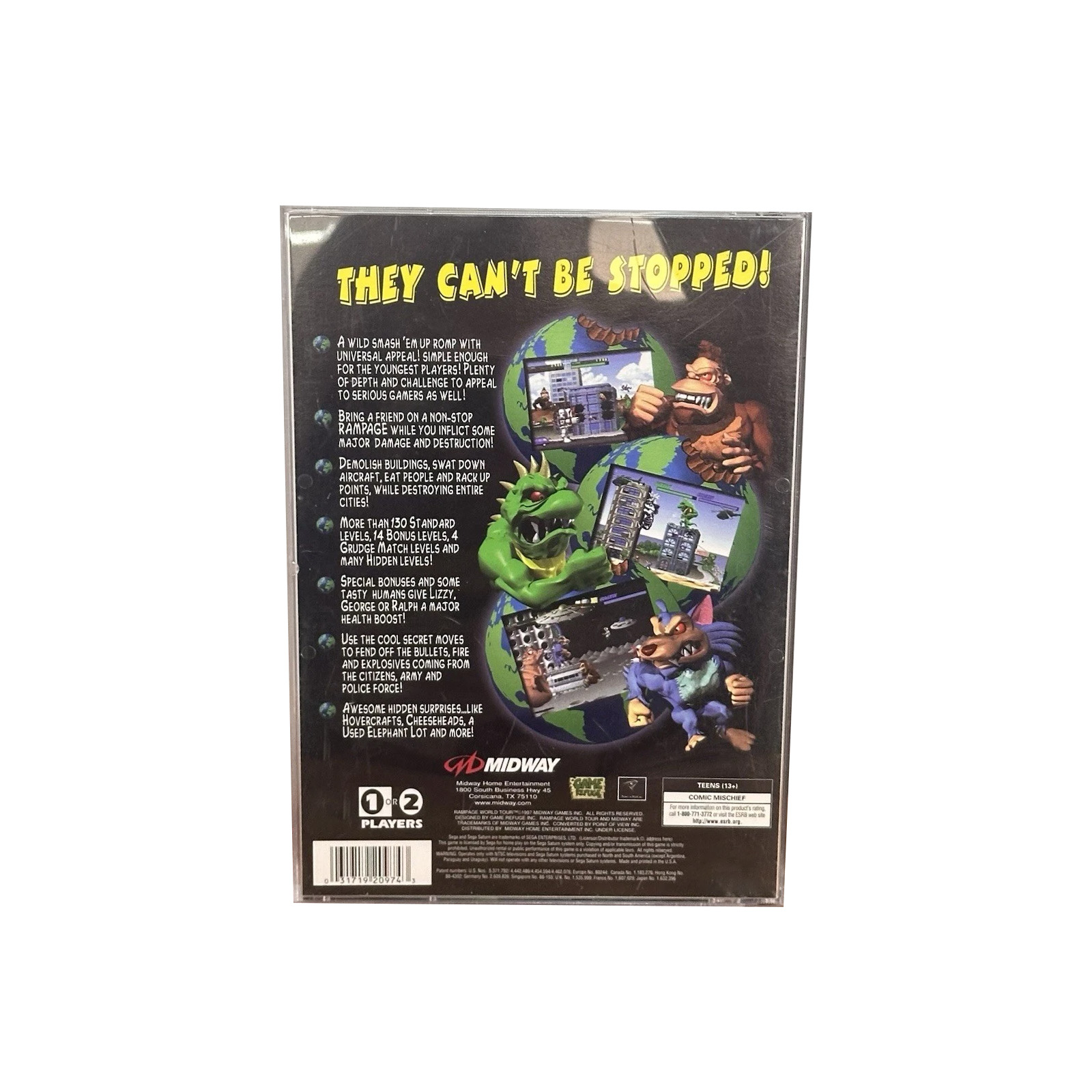Saturn Copy Disc Game Rampage  – Retro Gaming Handheld Bewertung und Preis