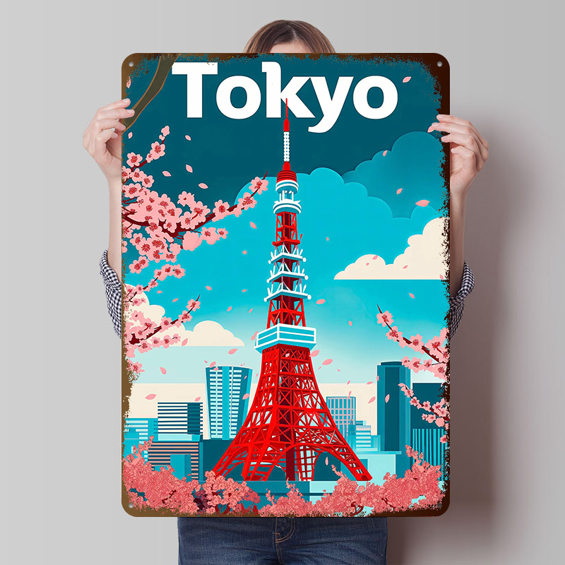 Tokyo Reise-Blechposter, indiv – Retro Gaming Tokyo Bewertung und Preis