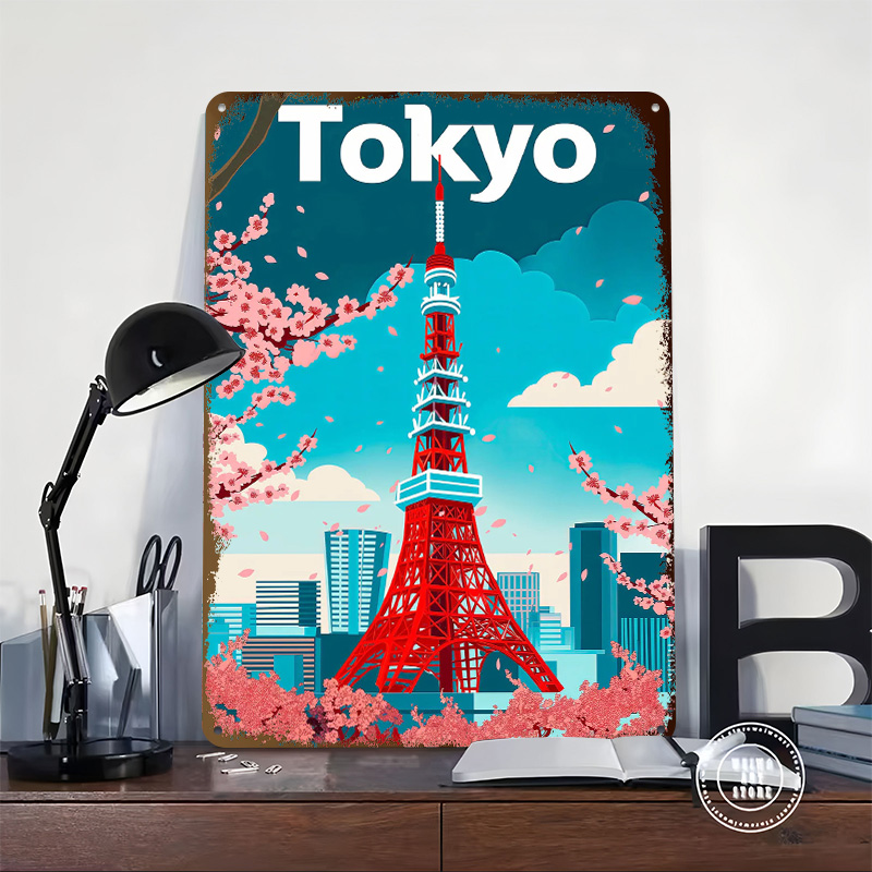 Tokyo Reise-Blechposter, indiv – Retro Gaming Tokyo Bewertung und Preis