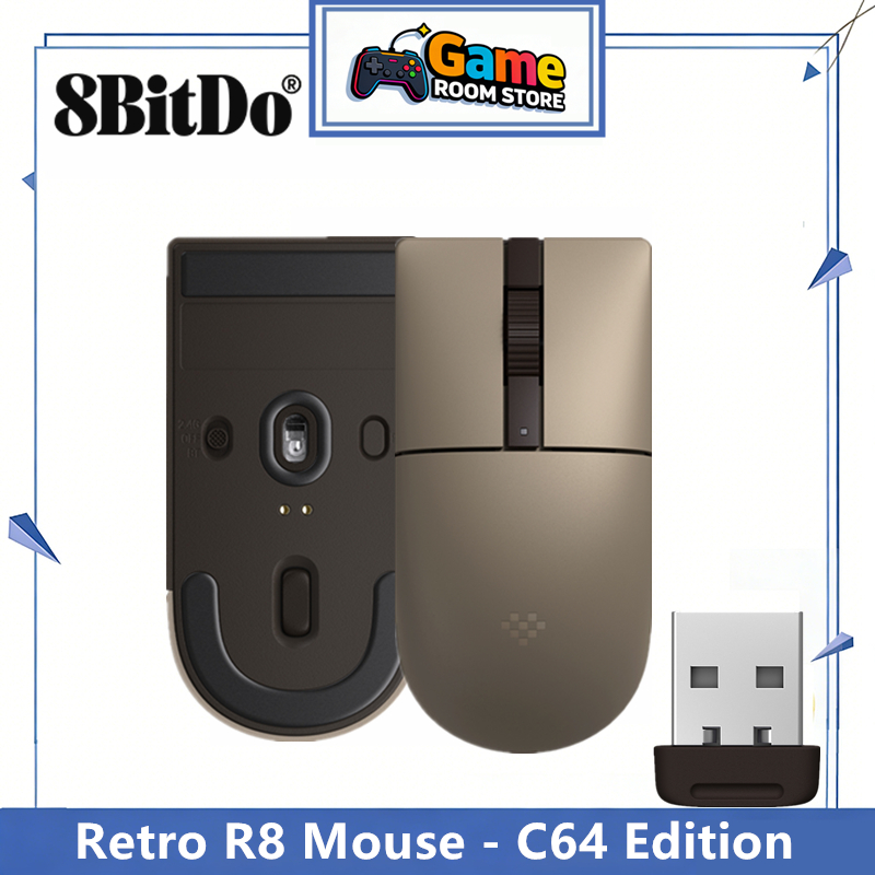 8BitDo Retro R8 Maus - C64 Edi – Retro Gaming Style Bewertung und Preis