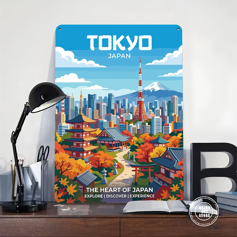 Tokyo-Stadtlandschaft mit dem  – Retro Gaming Tokyo Bewertung und Preis