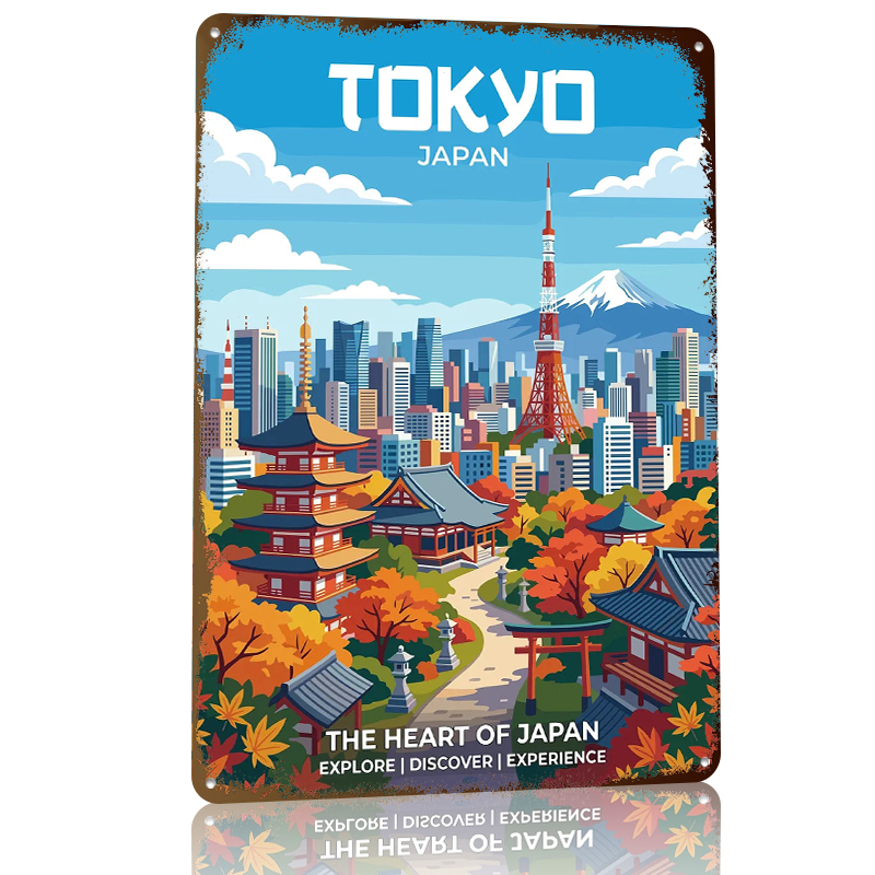 Tokyo-Stadtlandschaft mit dem  – Retro Gaming Tokyo Bewertung und Preis