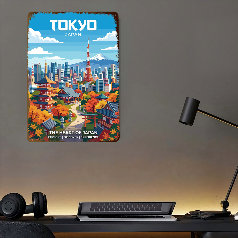 Tokyo-Stadtlandschaft mit dem  – Retro Gaming Tokyo Bewertung und Preis