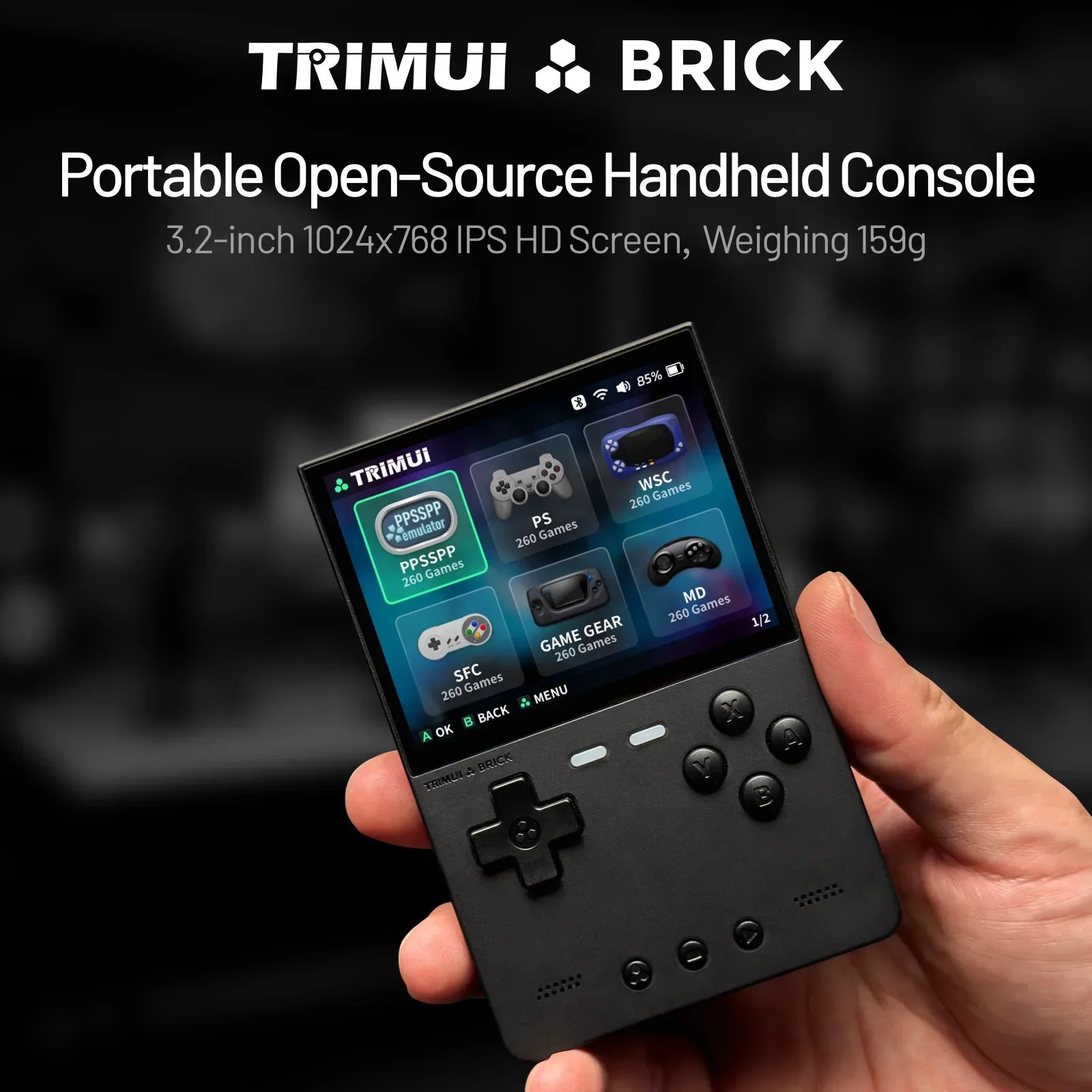 TRIMUI BRICK Handheld-Spieleko – Retro Gaming Device Bewertung und Preis