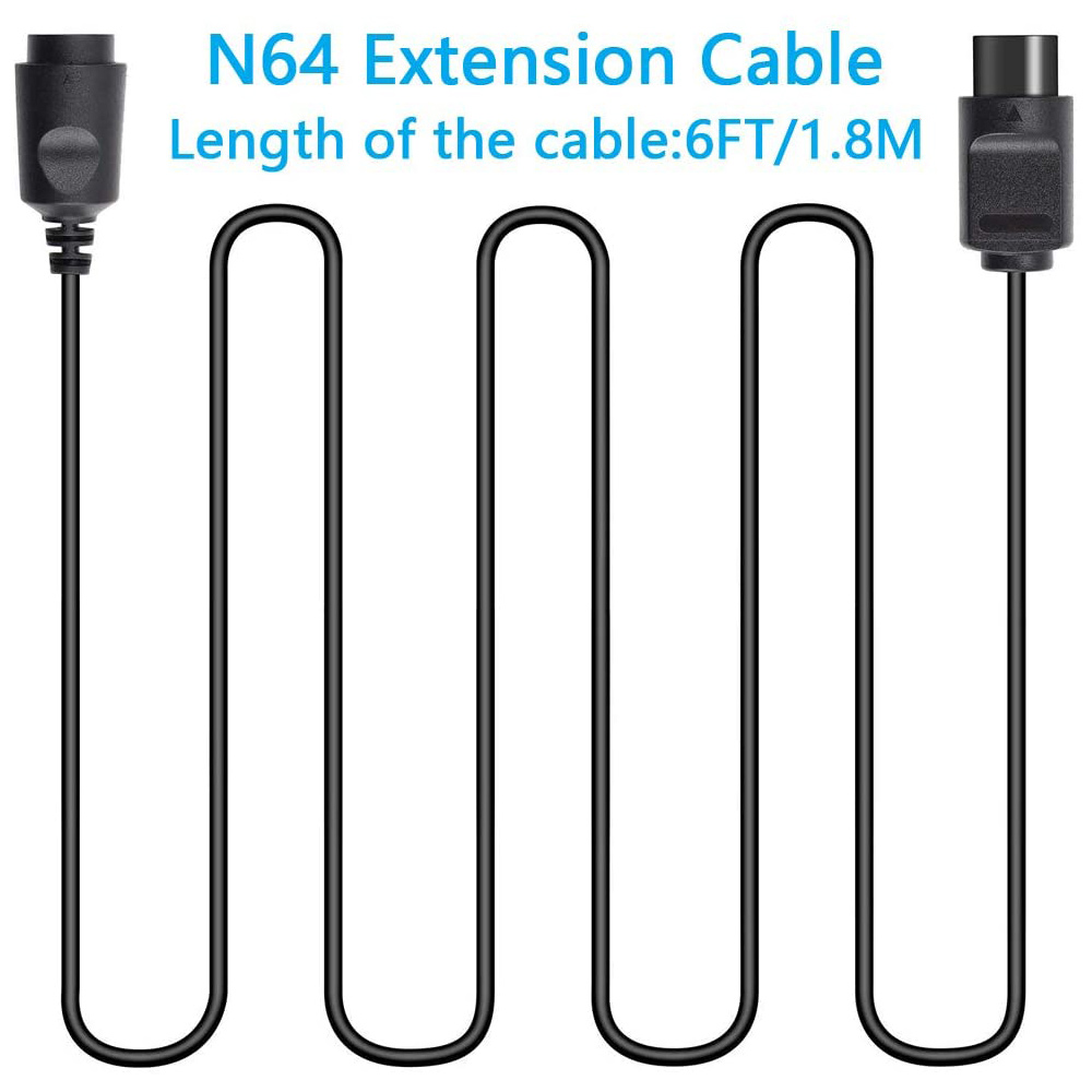 4er-Pack 6Ft N64 Controller-Ve – Controller Extension Cord Bewertung und Preis