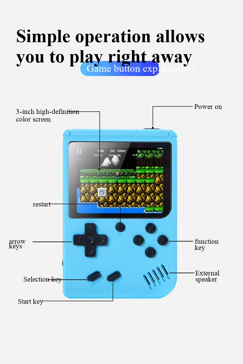 NEUE 3 Zoll Tragbare Retro Min – Retro Gaming Portable Bewertung und Preis