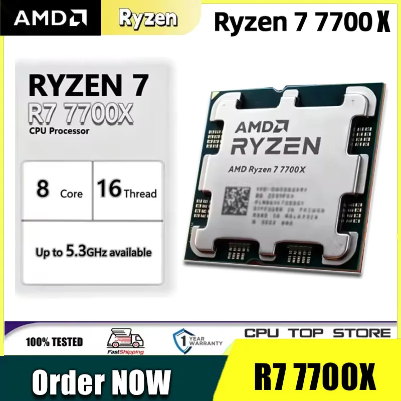 AMD Ryzen 7 7700 8-Kern 16-Thr – Amd Cpu Ryzen 7 Bewertung und Preis